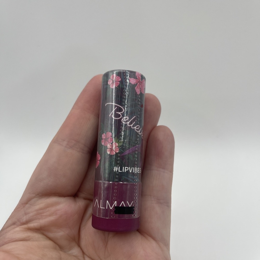 Almay Lip Vibes Lipstick with Vitamin E Oil & Shea Butter, 280 Believe, 0.14 Oz